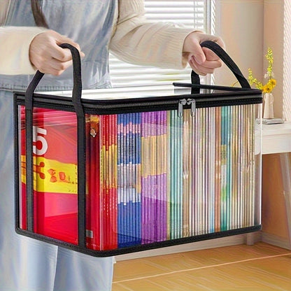 Foldable Transparent Book Storage Box