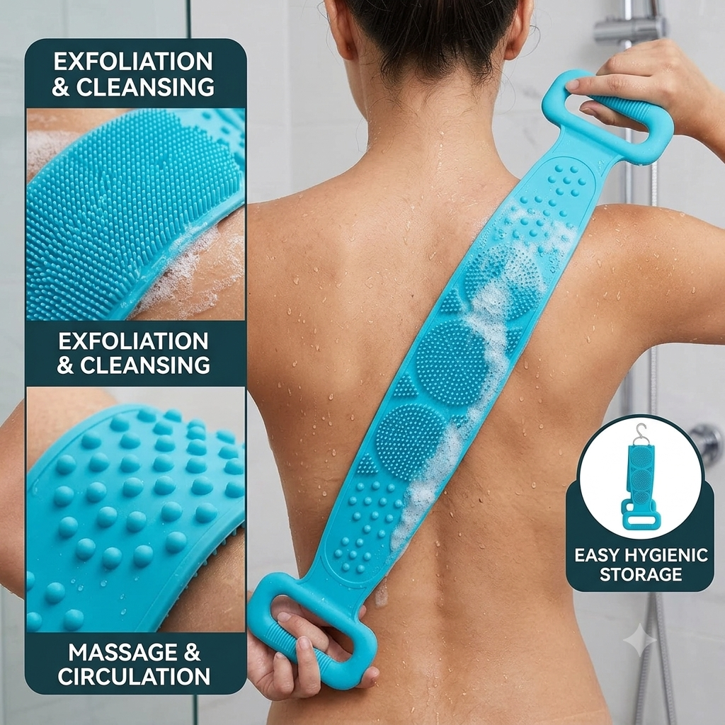 Silicone Bath Scrub