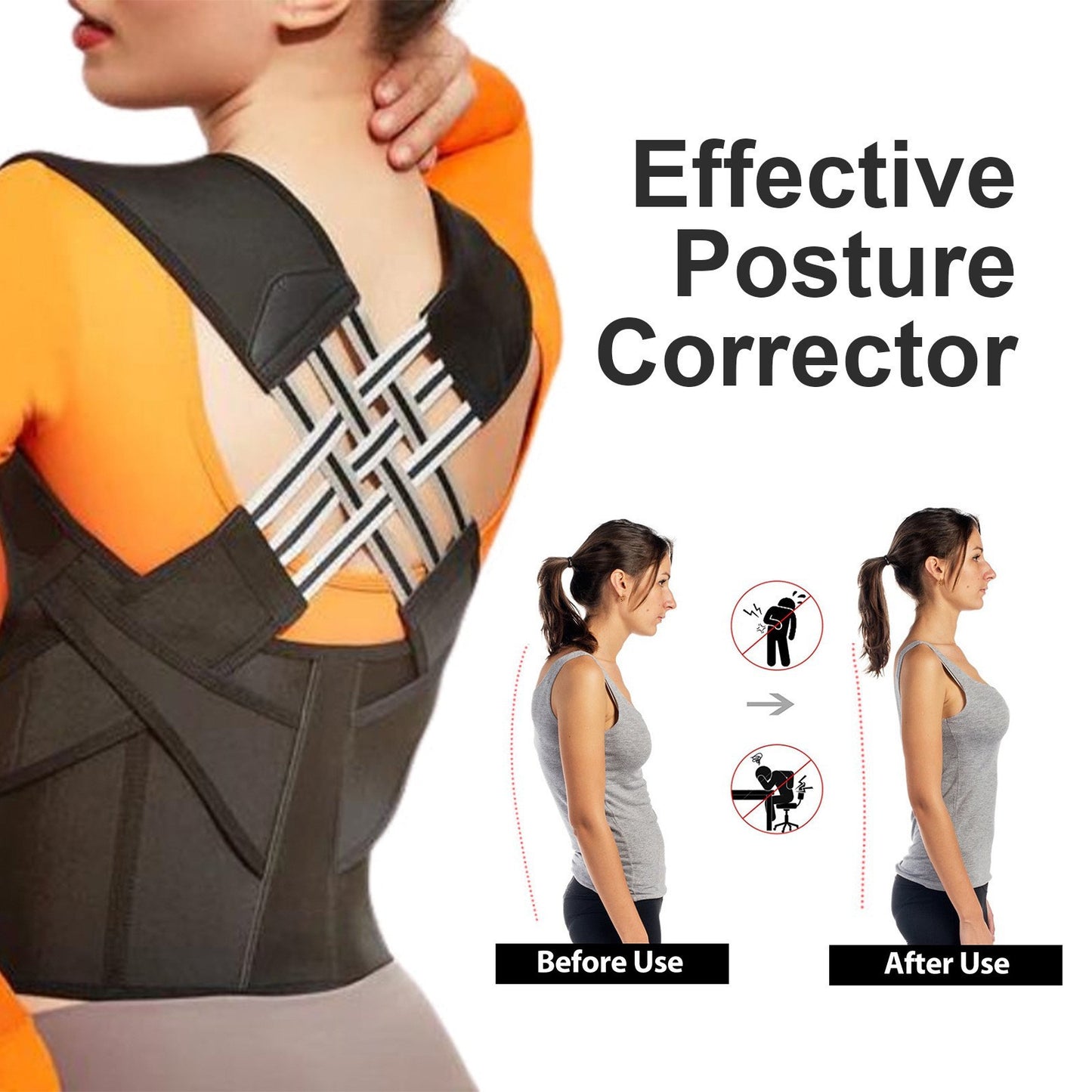 Back straightening posture corrector